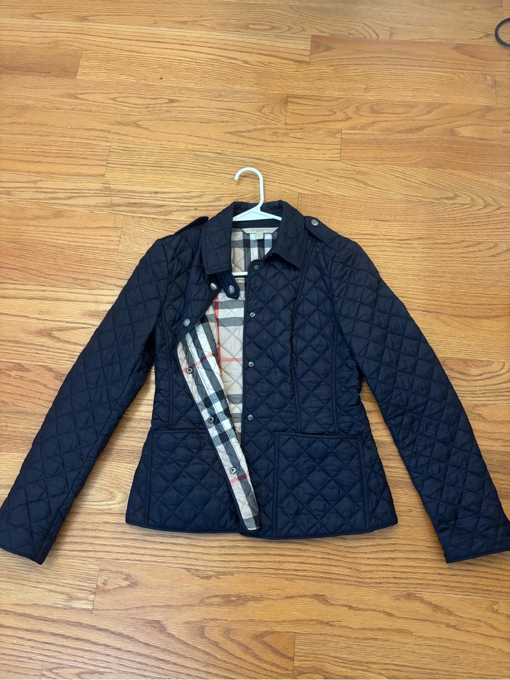 Burberry Classic Quilted Navy Women's Jacket